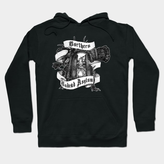 Northern Undead Asylum Hoodie by andrerb